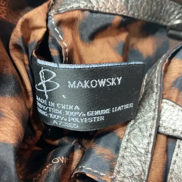 B. Makowsky Silver Shoulder Bag with Silver hardware - Picture 8 of 8